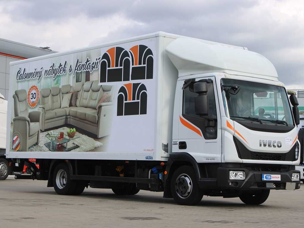 Furgone box Iveco EUROCARGO 75-210,TAIL LIFT,ONLY 58,822 KM