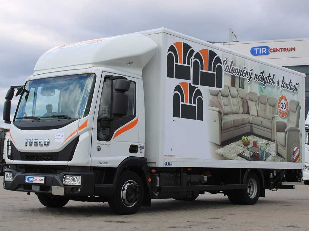 Furgone box Iveco EUROCARGO 75-210,TAIL LIFT,ONLY 58,822 KM