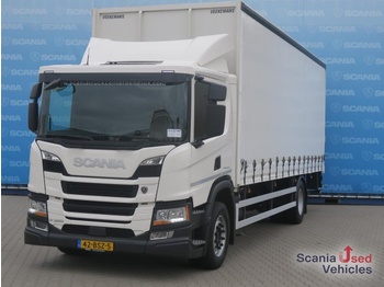 Furgone box SCANIA Scania P 320 B4x2NA CURTAINSIDER PRITSCHE TAILGATE