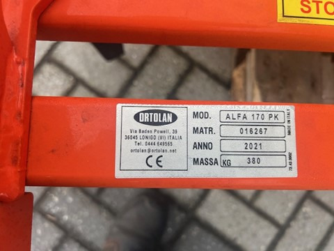 Macchina per la lavorazione del terreno ORTOLAN ALFA 170 harrow