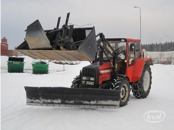 Volvo BM Valmet 705-4 Traktor med lastare plog & skopor  - Trattore
