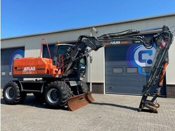 Escavatore gommato Atlas 140 W ATLAS / TEREX - Wielgraafmachine - Bagger excavator - KNIK-Giek - Airco - NL registratie: foto 1