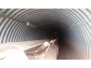 Attrezzatura da costruzione Rohkiestunnel mit Abzugsband
