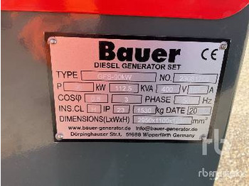 BAUER GFS-90 112 kVA (Unused) - Gruppo elettrogeno: foto 5