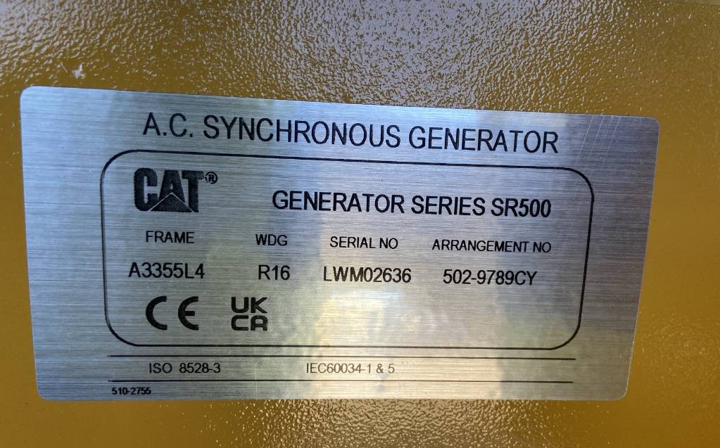 Gruppo elettrogeno CAT DE715E0 - C18 - 715 kVA Generator - DPX-18030: foto 18