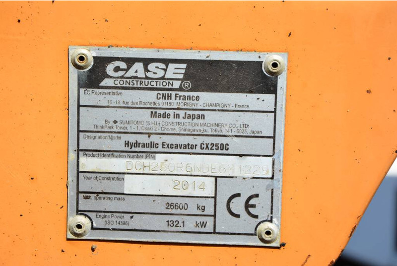 Escavatore cingolato Case CX 250 C: foto 13