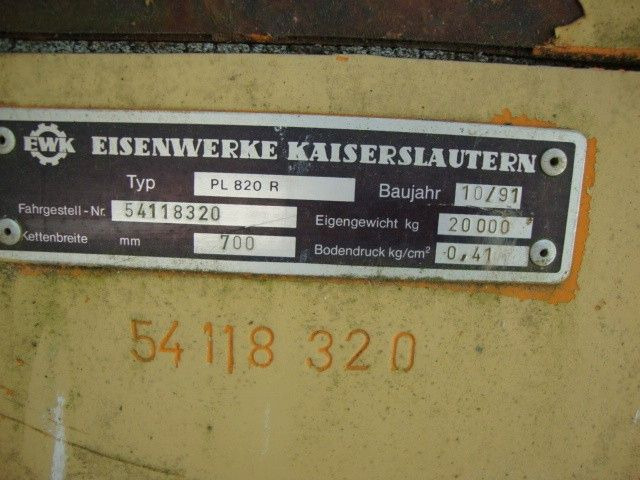 Escavatore cingolato EWK Eisenwerke Kaiserslau PL820R Teleskopbagger: foto 10