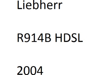 Escavatore cingolato LIEBHERR R914B HDSL
