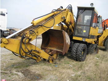 CATERPILLAR 206 BFT, 206BFT Mobilbagger / Wheel Excavator, Hammer Line, Bucket, BJ 1991, 13.500 h - Escavatore gommato