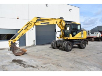 Escavatore gommato Komatsu Graafmachine PW130-7K