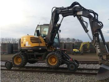 Escavatore gommato Mecalac 714MW RR Rail Route