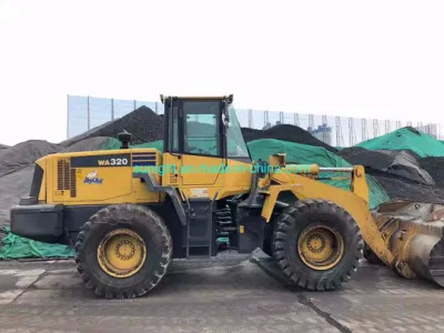 Pala gommata Excellent Quality Original 4 Ton Payloader Komatsu Wa320 Imported From Japan for Sale: foto 2