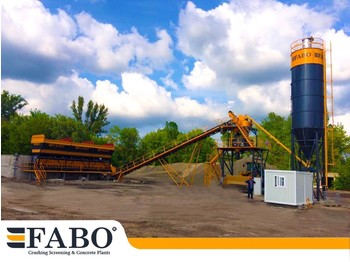 Impianto di calcestruzzo nuovo FABO 75m3/h STATIONARY CONCRETE MIXING PLANT: foto 1
