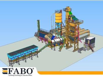 Impianto conglomerato bituminoso nuovo FABO Installation of asphalt of any capacity mobile and fixed.: foto 1