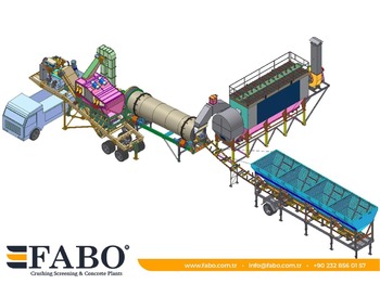 Impianto conglomerato bituminoso nuovo FABO Installation of asphalt of any capacity mobile and fixed.: foto 1