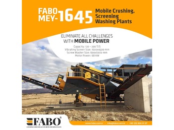 Frantoio mobile nuovo FABO MEY 1230 TPH MOBILE SAND SCREENING & WASHING PLANT: foto 1