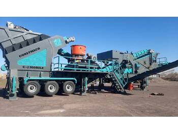 Constmach 120-150 tph Mobile Jaw Crusher Plant ( Cone and Jaw  ) - Frantoio mobile