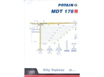 Potain MDT 178 - Gru a torre