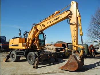 Escavatore gommato HYUNDAI ROBEX 170W-7: foto 1