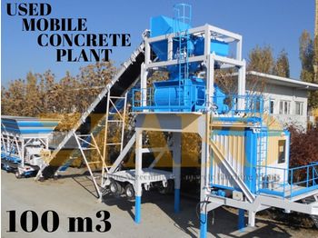 FABO USED MOBILE CONCRETE BATCHING PLANT 100 m3/h - Impianto di calcestruzzo