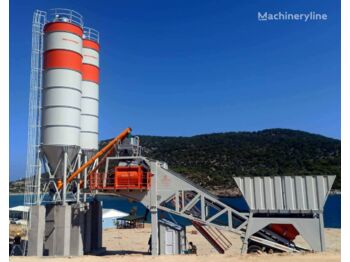 POLYGONMACH 100 m3 per hour mobile concrete batching plant - Impianto di calcestruzzo