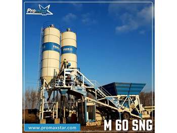 PROMAXSTAR Mobile Concrete Batching Plant PROMAX M60-SNG(60m³/h) - Impianto di calcestruzzo