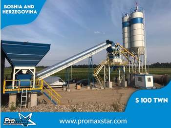 PROMAX Stationary Concrete Batching Plant S100-TWN (100m3/h) - Impianto di calcestruzzo