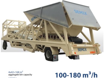SEMIX Dry Type Mobile Concrete Batching Plant - Impianto di calcestruzzo