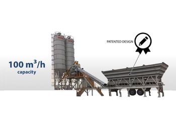 SEMIX Mobile 100S4 Concrete Mixing Plant - Impianto di calcestruzzo