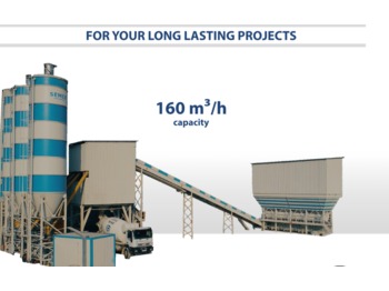 SEMIX Stationary Concrete Batching Plant 160 m³/h - Impianto di calcestruzzo