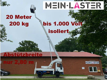 Piattaforma autocarrata Iveco Bison 20 Meter + seitlich 11,20m 200 kg: foto 1