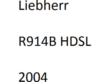 Escavatore cingolato LIEBHERR R914B HDSL: foto 1