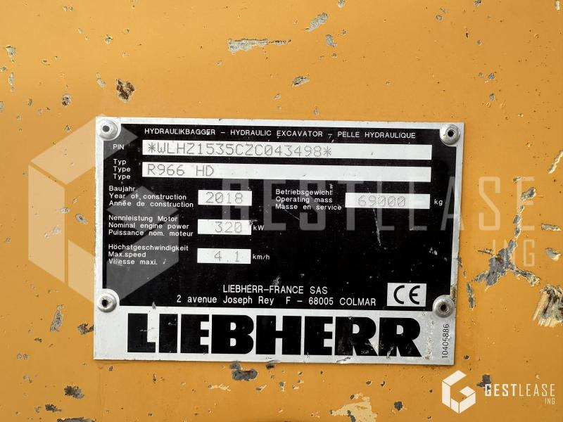 Escavatore cingolato Liebherr R966HD: foto 9