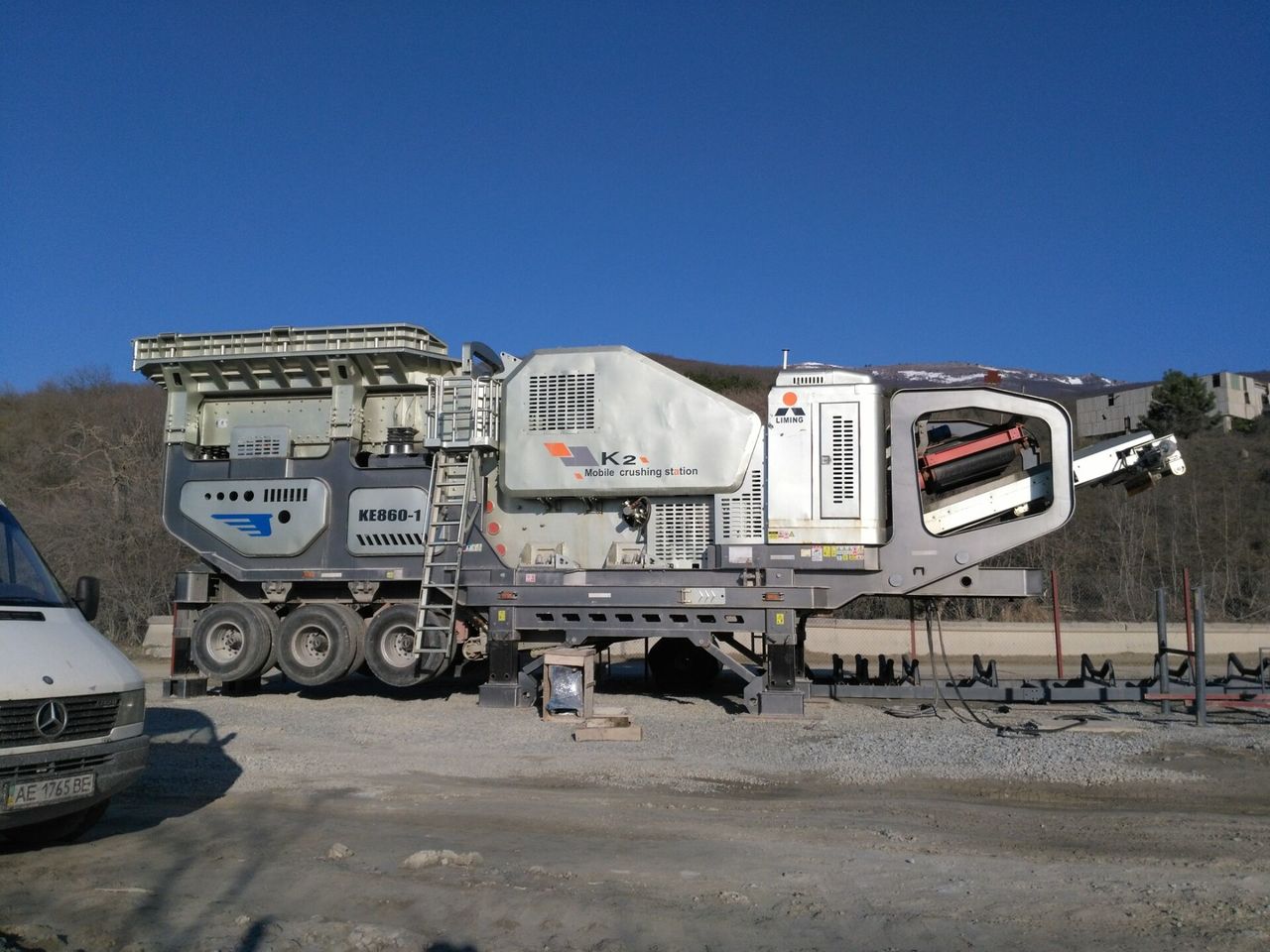 Frantoio a mascelle nuovo Liming Enquiries on Mobile Crusher For Mining and Construction Purposes: foto 3