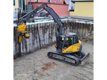 Escavatore cingolato MECALAC 714MC with hammer drill Morath BA3000 & pile driver Movax SG40: foto 1