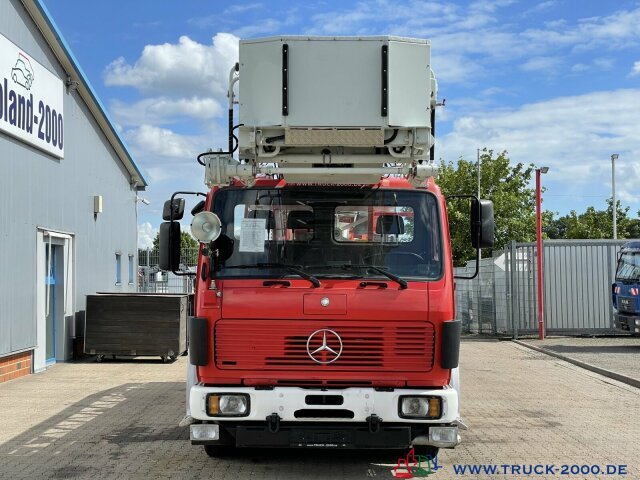 Piattaforma autocarrata Mercedes-Benz 1422NG Ziegler Feuerwehr Leiter 30m Rettungskorb: foto 15