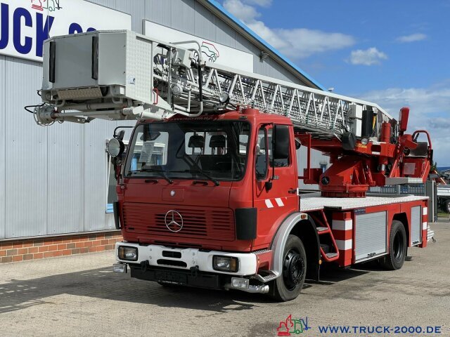 Piattaforma autocarrata Mercedes-Benz 1422NG Ziegler Feuerwehr Leiter 30m Rettungskorb: foto 10