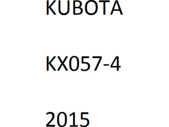 Miniescavatore KUBOTA KX 057