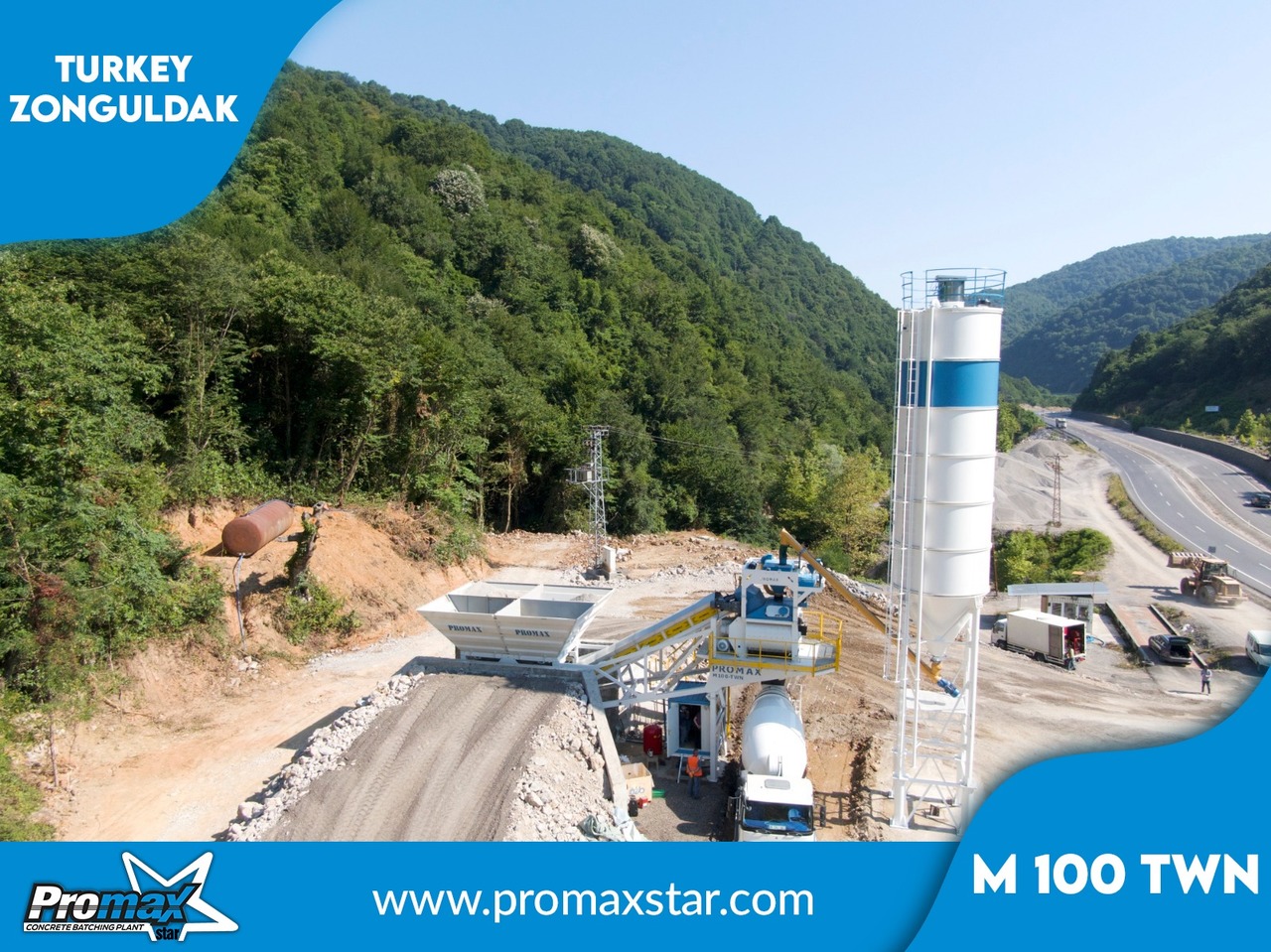Impianto di calcestruzzo nuovo PROMAX MOBILE CONCRETE BATCHING PLANT M100-TWN (100m3/h): foto 6