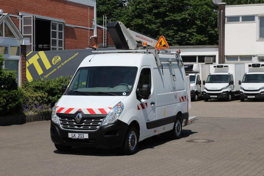 Piattaforma autocarrata Renault Master  Versalift ET26L 10m Klima nur 217h HU-UVV