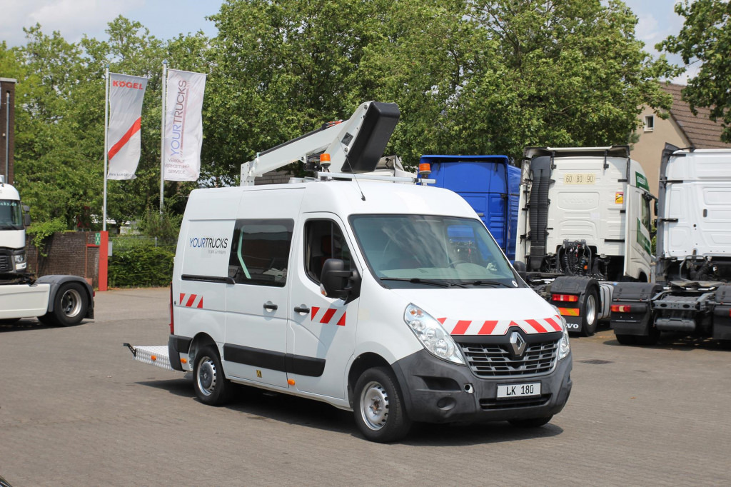 Piattaforma autocarrata Renault Master  Versalift ETL32 11m Klima nur 313h HU-UVV