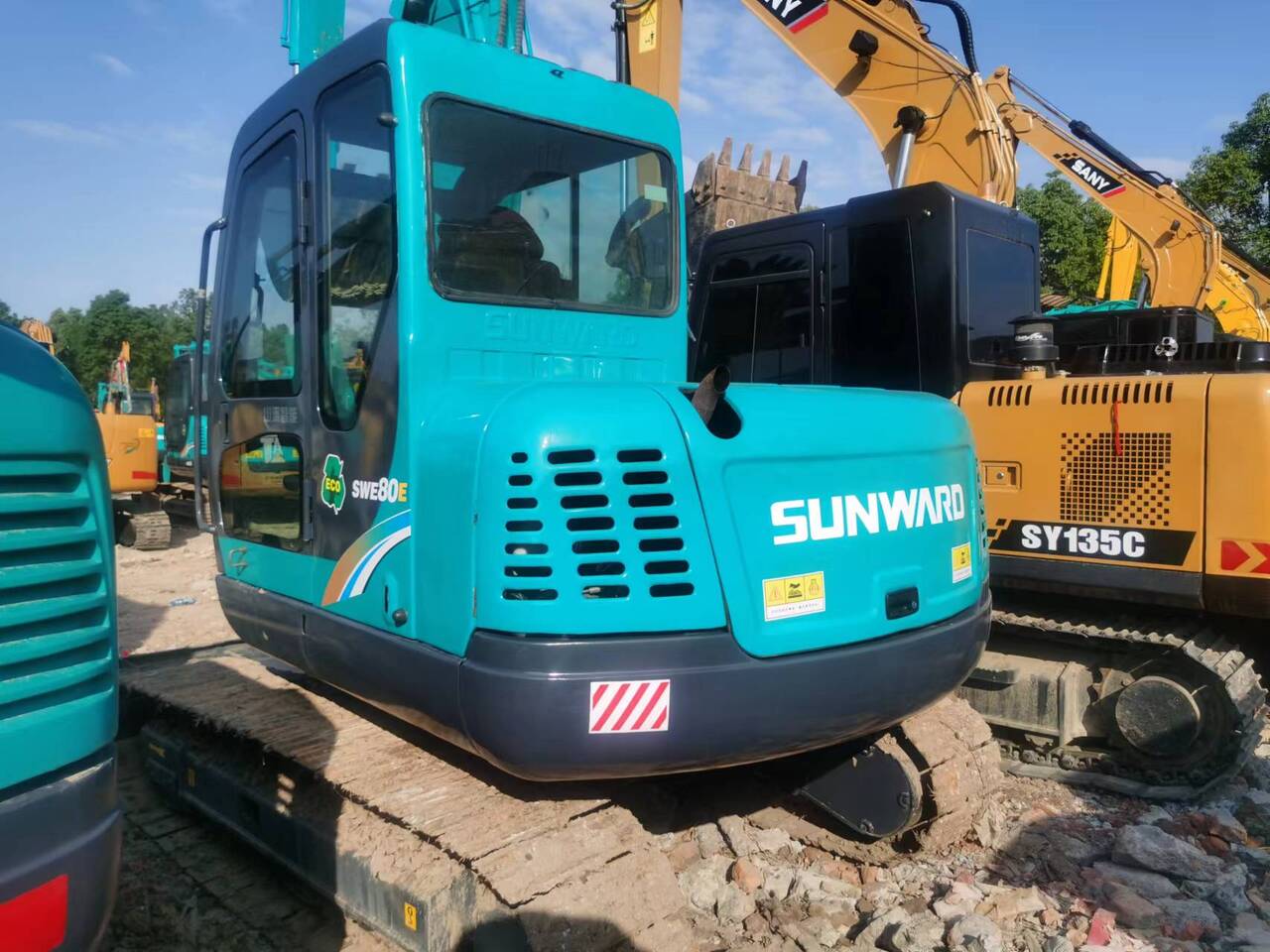 Escavatore cingolato SUNWARD SWE80E: foto 2