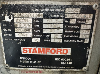 Gruppo elettrogeno Stamford UCM224G13 Geneartordeel 62 kVA Alternator: foto 3