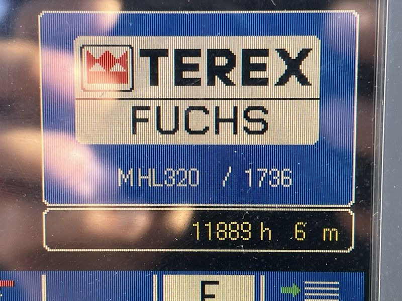 Escavatore per movimentazione Terex Fuchs MHL 320: foto 7
