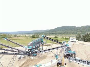 Constmach 250 TPH Stationary Aggregate and Sand Washing Plant - Vaglio