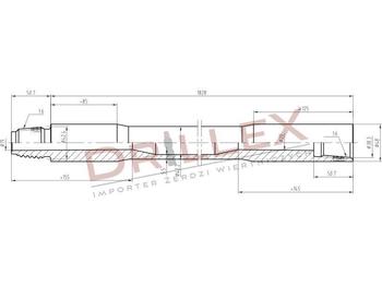 Perforatrice direzionale Vermeer D7x11, D9x13, D10x15 S3 Drill pipes, Żerdzie: foto 1