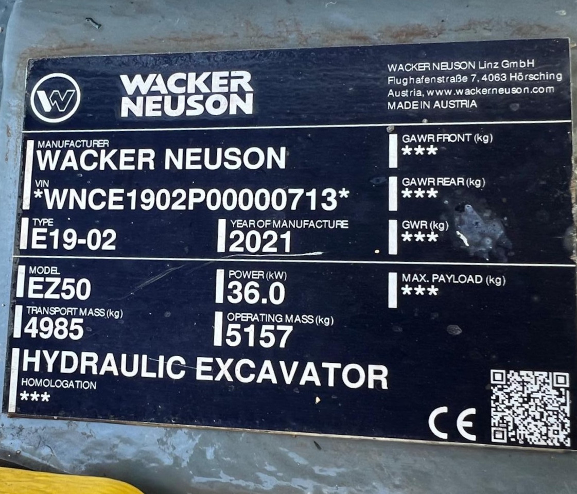 Miniescavatore WACKER NEUSON EZ50: foto 10