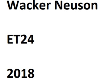 Miniescavatore Wacker Neuson ET 24: foto 1