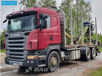 Scania R480 6X4 Loglift Crane Kran / Tree Transport Euro 4 - camion trasporto legname