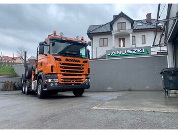Scania V8 500 do drewna dłużycy lasu doll Loglift epsilon huttner - camion trasporto legname